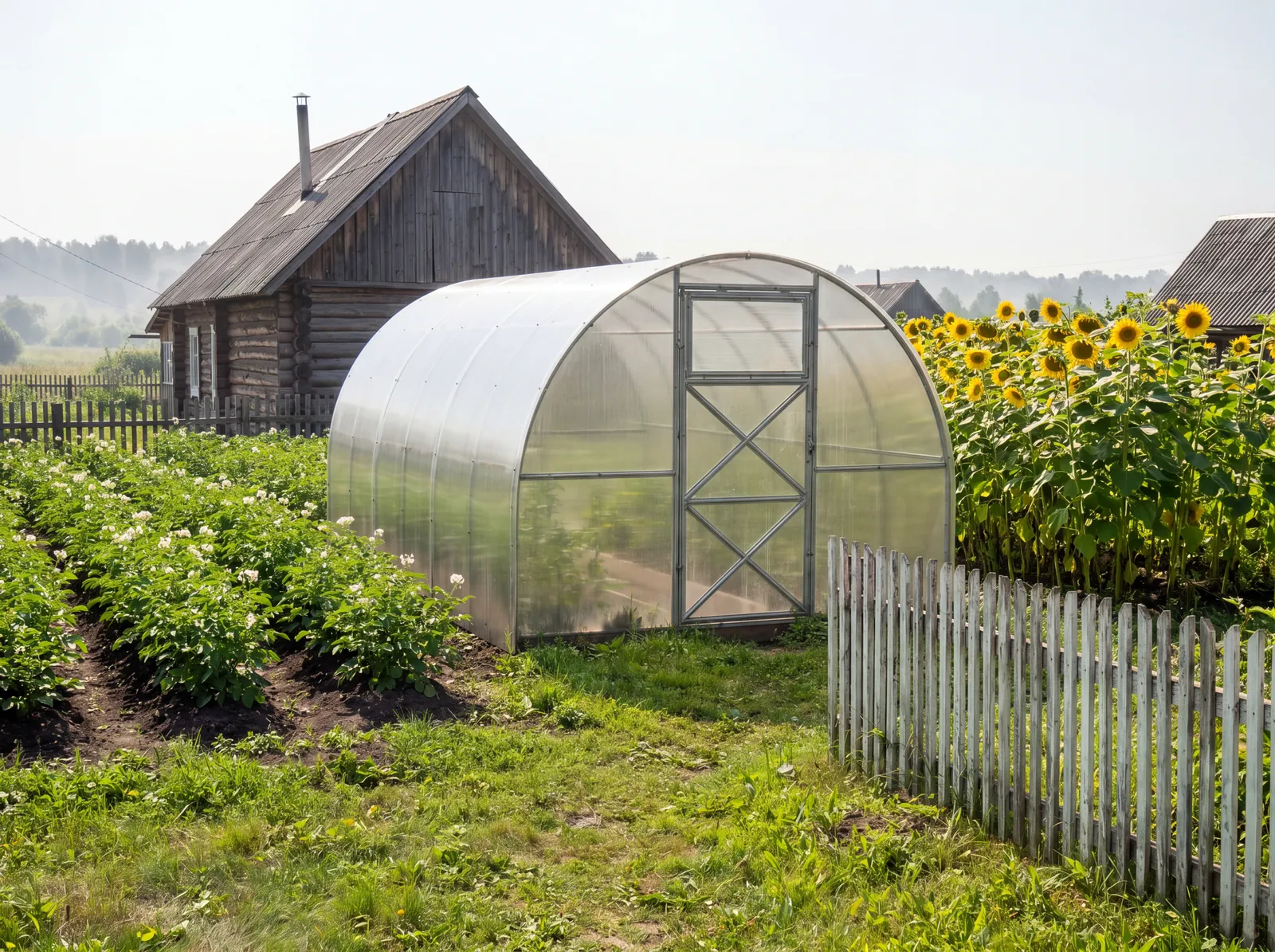 Теплица Средняя, 3×4 м в п. Эммаус, Калининский р-н