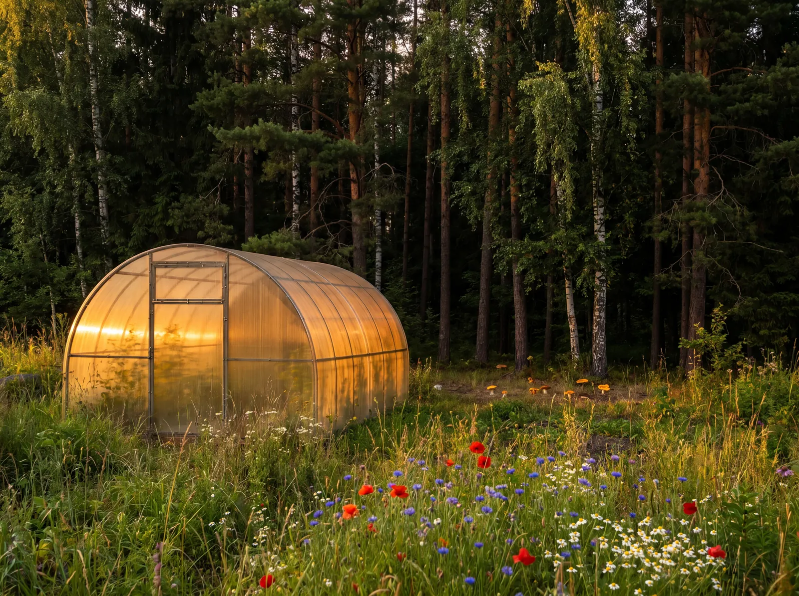 Теплица Эконом, 3×4 м в д. Городня, Конаковский р-н
