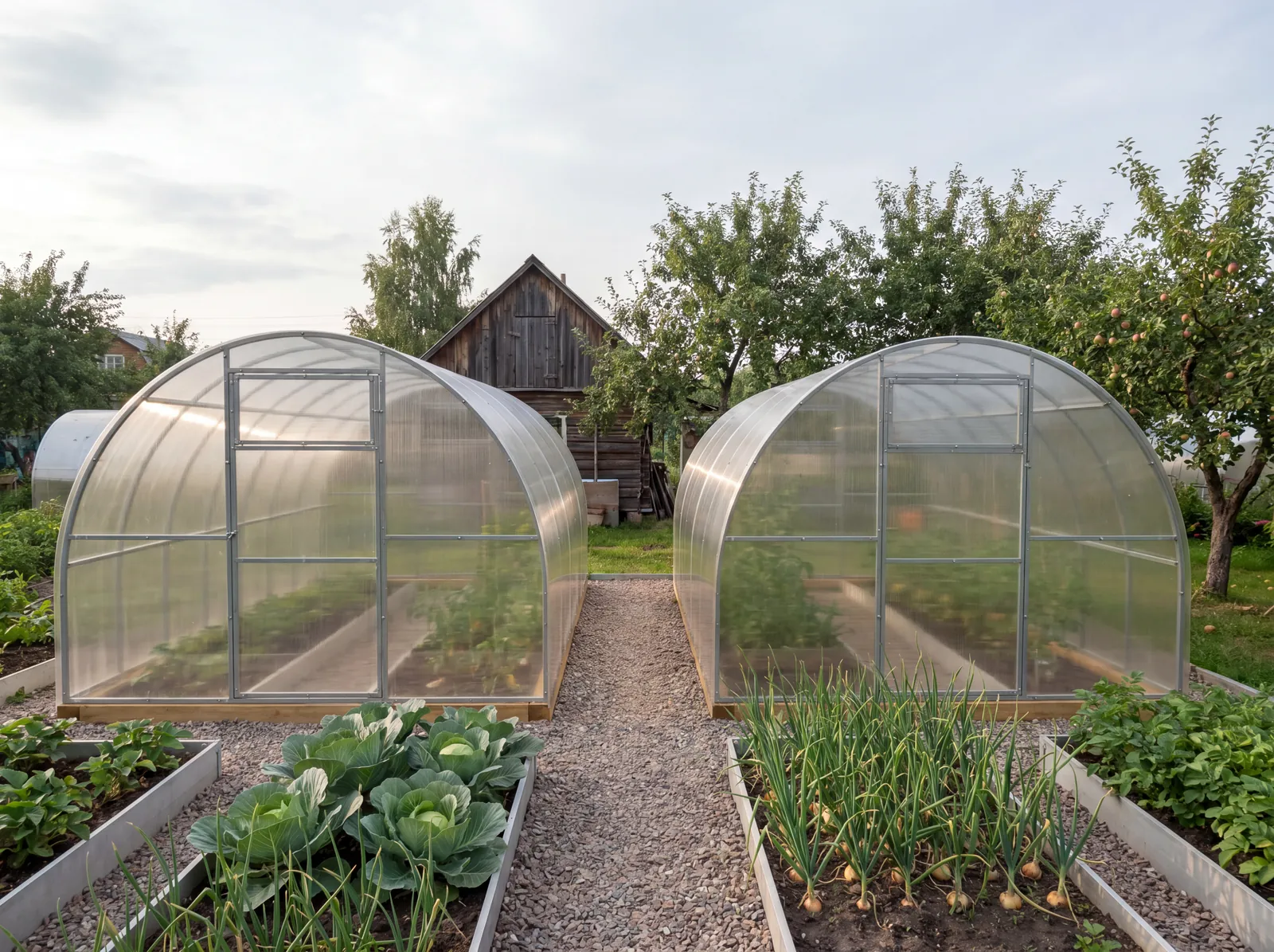 Теплица Средняя, 2 × 3×4 м в д. Беле-Кушальское